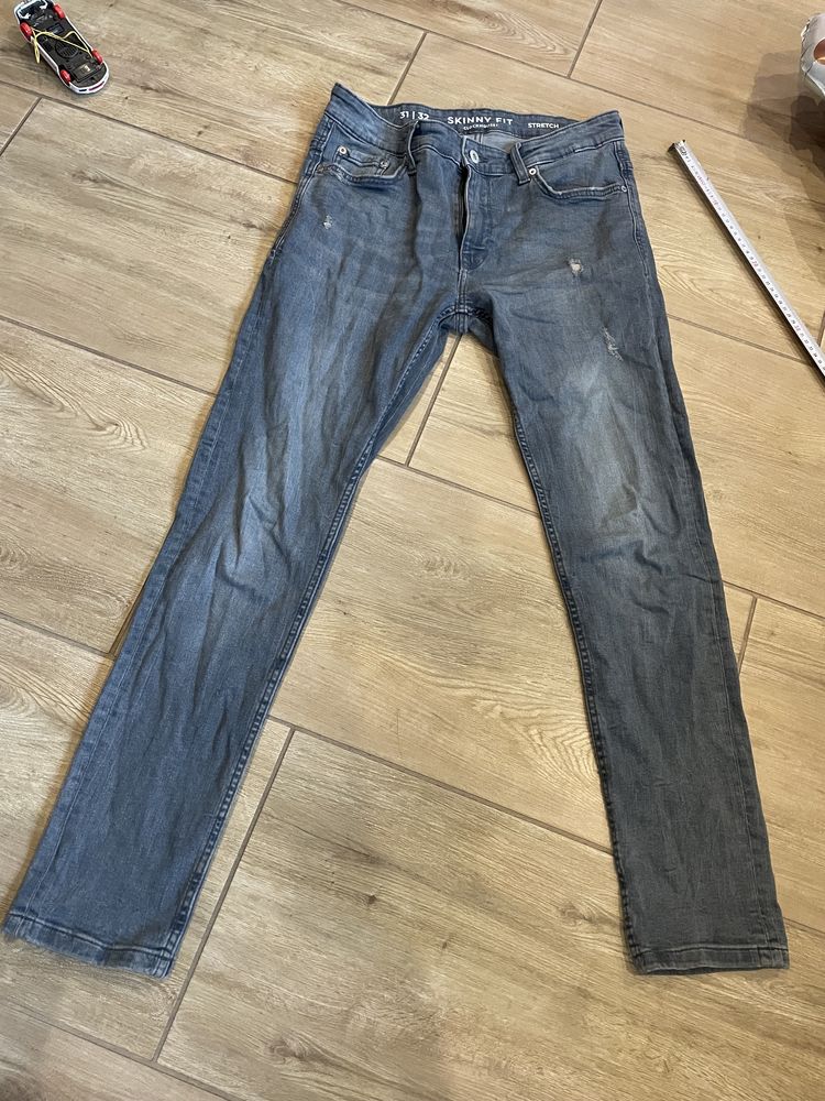 Spodnie rurki meskie jeansy