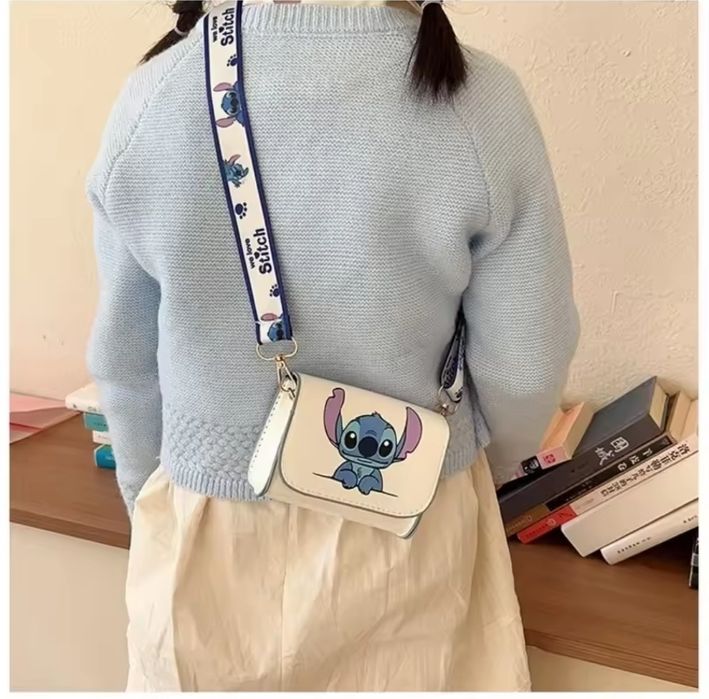 Трендовая детская сумка сумочка через плечо стич stitch