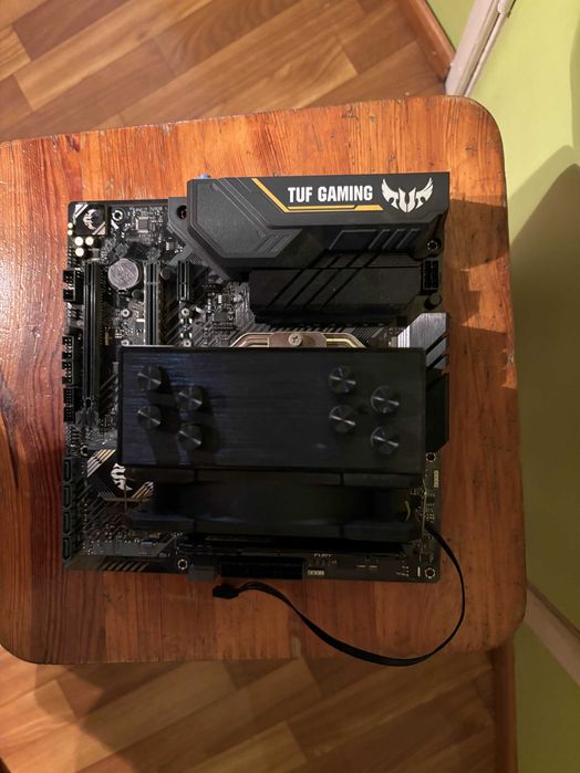 Комплект Asus tuf gaming b450m pro ii,Ryzen 5 5500,32ram kingston 3200