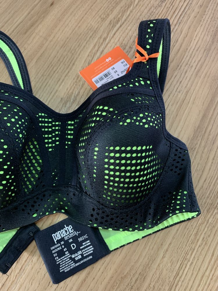 Biustonosz nowy 65D sportowy brytyjskiej firmy Panache Sport