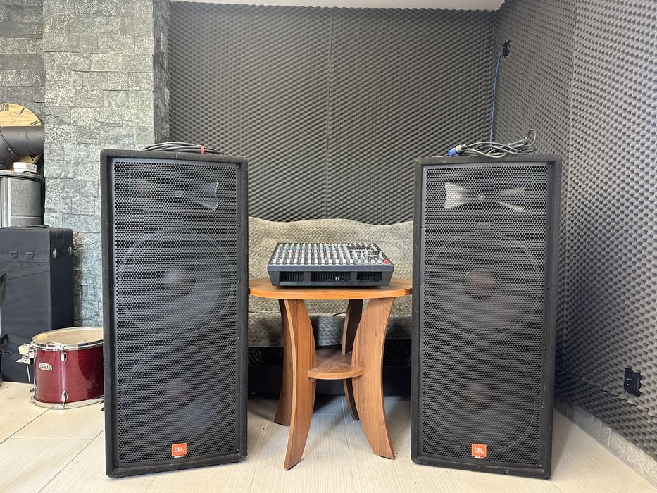 Kolumny JBL JRX 100 + Power mixer Yamaha EMX5016CF
