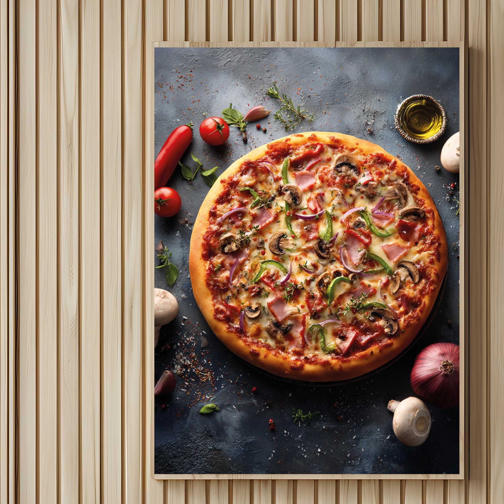 plakat pizza, plakat reklamowy pizza, obraz pizza, pizza