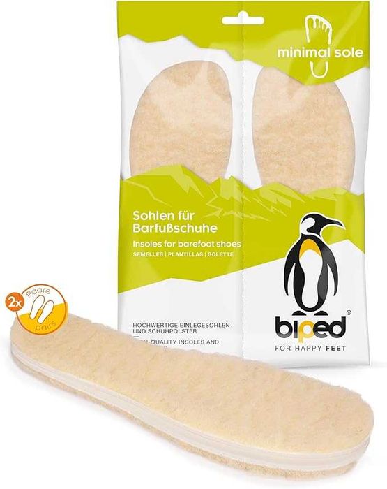 2 pary wkładki dziecięce z wełny jagnięcej i naturalnego lateksu R27