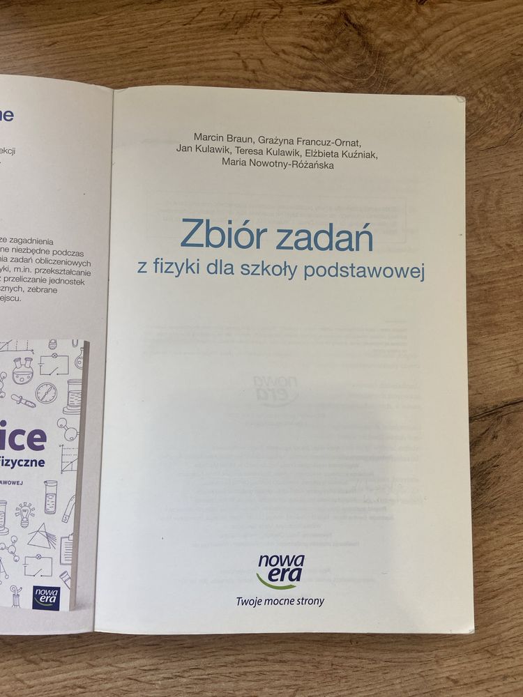 Zbiór zadań z fizyki dla szkoły podstawowej