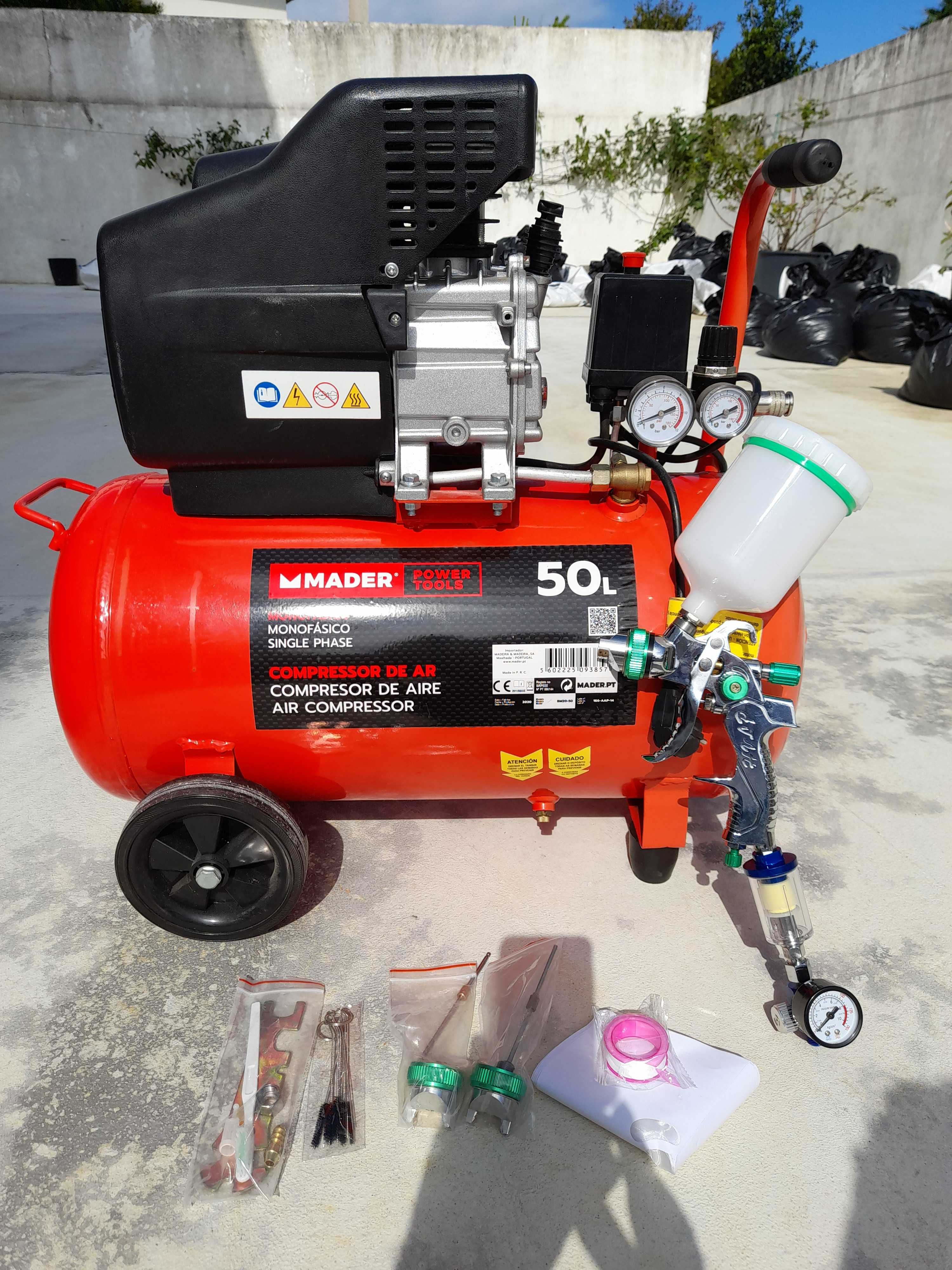 máq.  furar e demolir rebarbadoras compressores pist. de pintura etc.