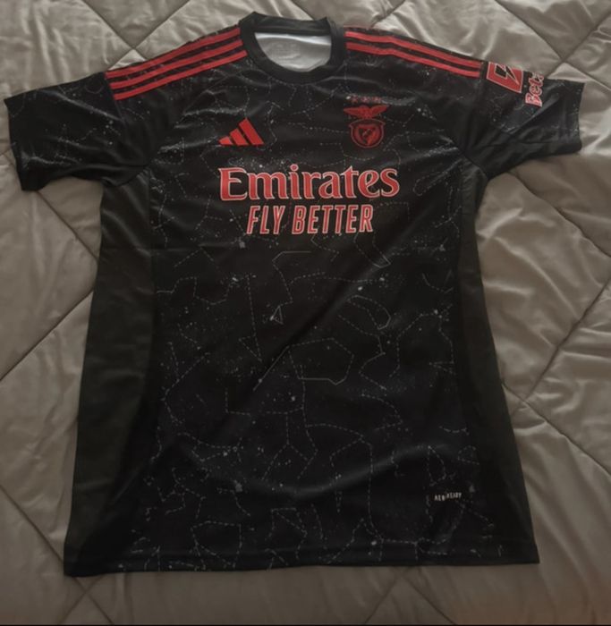 Camisola futebol SLBenfica 24/25 preta XXL