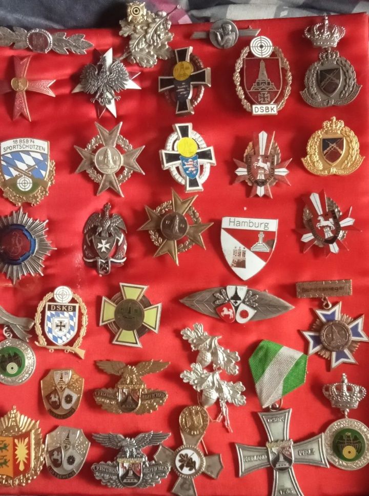 Odznaka Odznaki polskie i niemieckie Wojskowe, militarne paramilitarne