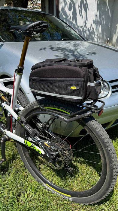 Багажник задній Topeak TetraRack M2L з сумкою.