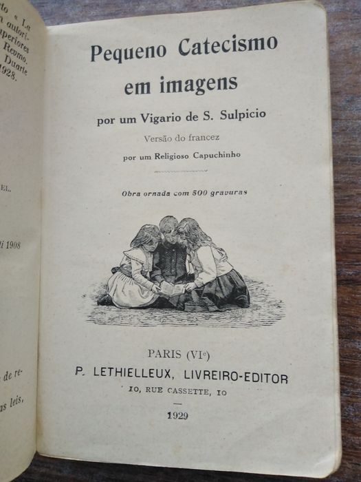 Livro Pequeno Catecismo em imagens