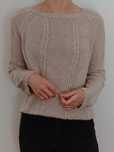 Camisola de Malha Bege Femenino