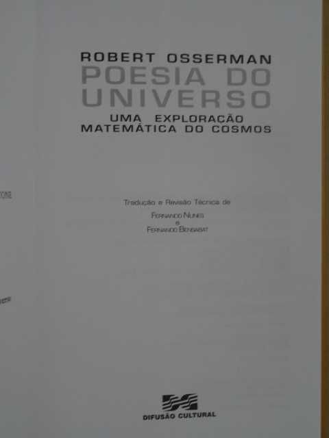 Poesia do Universo de Robert Osserman