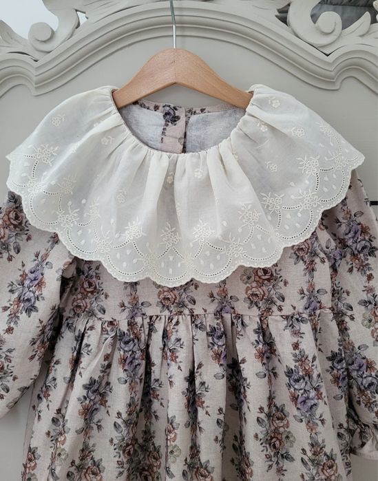 Sukienka 122 128 boho retro bawełniana na wesele sesję okazję