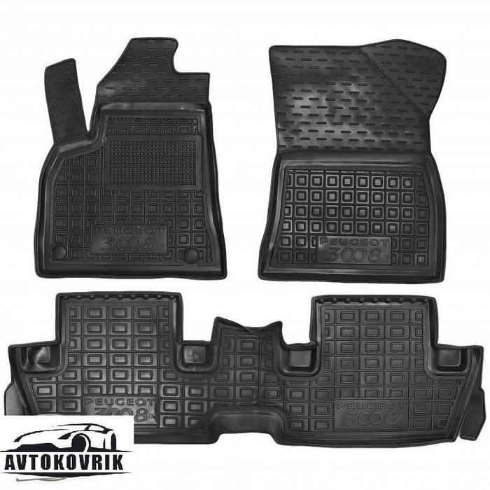 коврики в салон Peugeot 207 3008 5008 508 308 307 2008 107 108