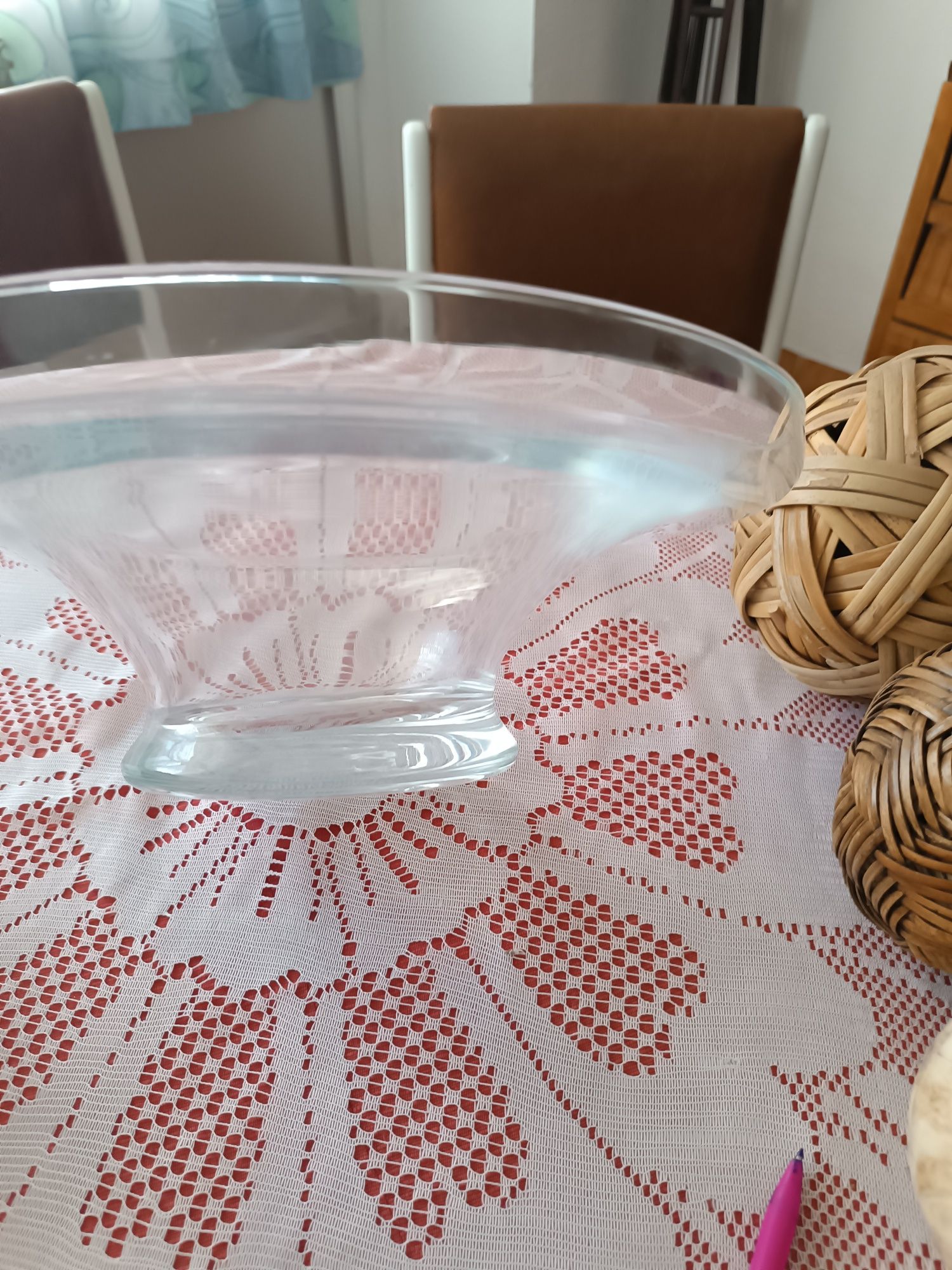 Fruteira de vidro