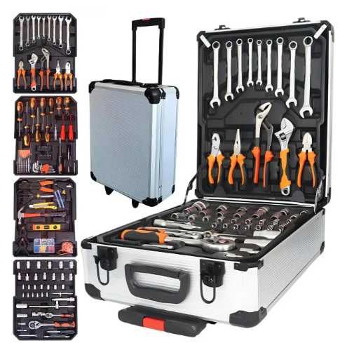 Набір автомобільних та домашніх інструментів 187шт у валізі на колесах