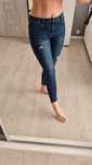 Jeansy granatowe rozmiar S