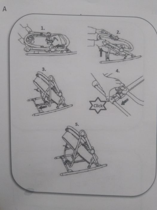 Leżaczek Kinderkraft 5 w 1