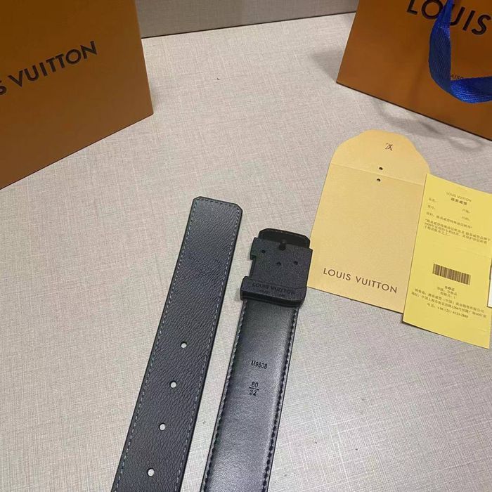 Мужской ремень Louis Vuitton чоловічий ремінь луі в подарочном наборе