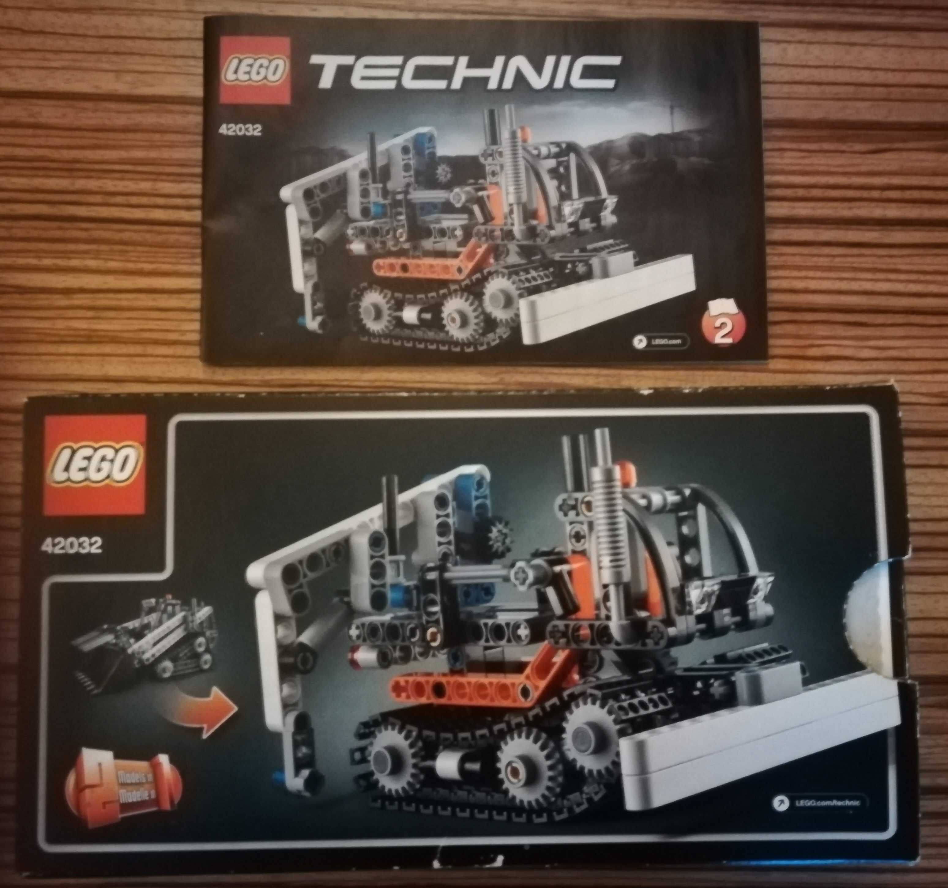 Lego Technic 42032 mała koparka gąsienicowa lub drugi pojazd stan bdb