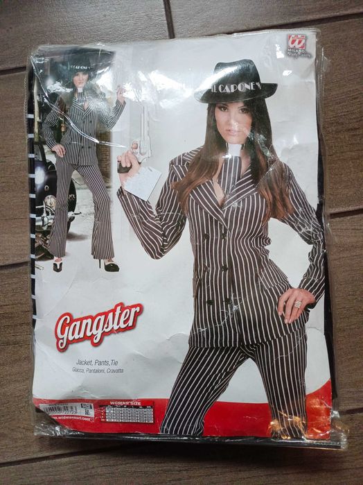 Damski strój Gangstera - M