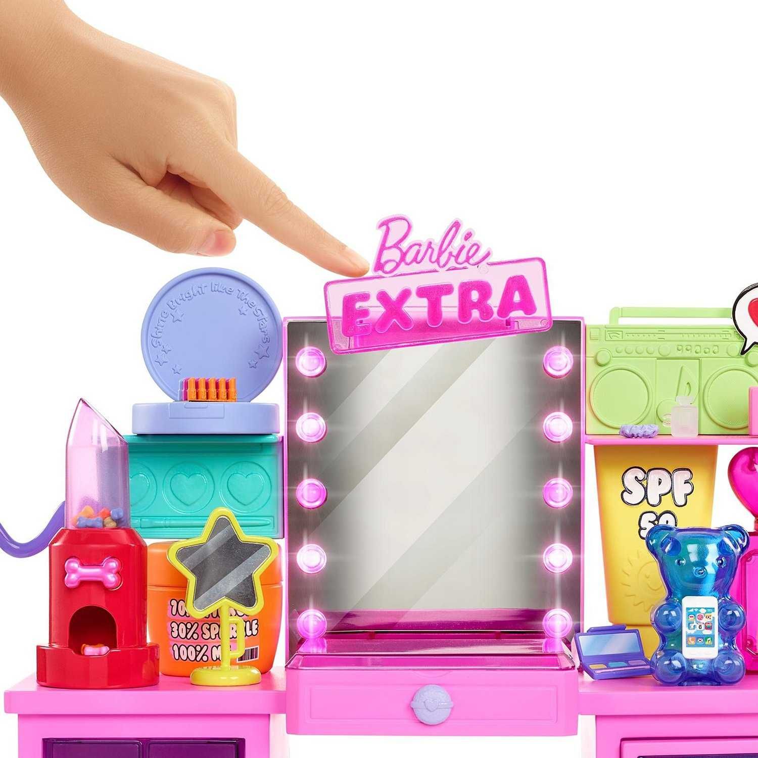 набор Барби Экстра Модница Визажный столик туалетный Barbie Extra