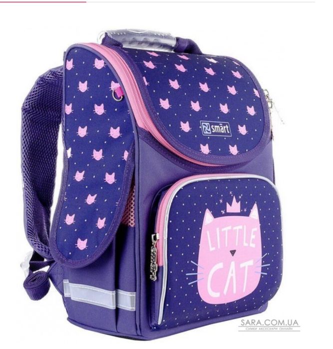 Рюкзак школьный каркасный Smart PG-11 Little Cat