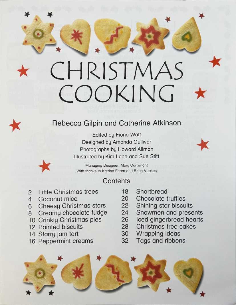 Usborne Activities Christmas Cooking książka świąteczna po angielsku