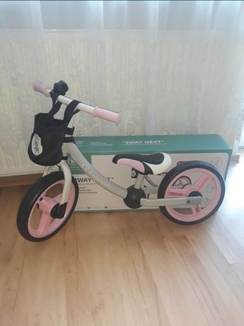 Kinderkraft rowerek biegowy 2way next różowy