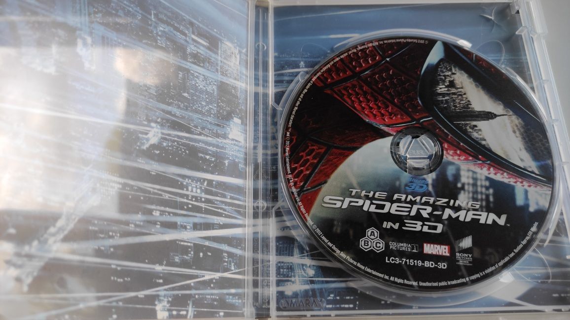 The Amazing Spider-Man 3D Niesamowity Spider-Man płyta Blu-Ray Marvel