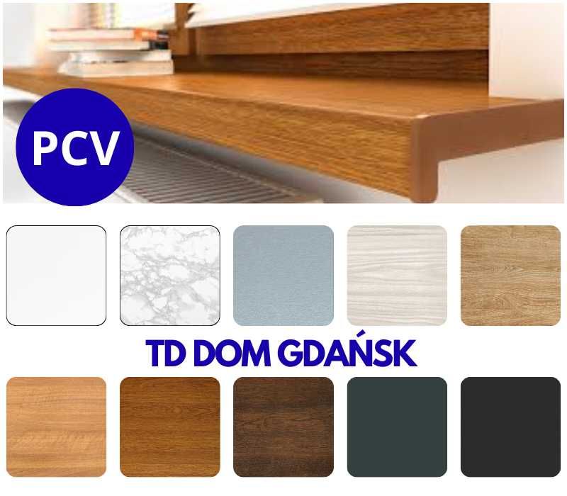 Parapety wewnętrzne do domu pokoju PCV wybór kolorów SZYBKA WYSYŁKA