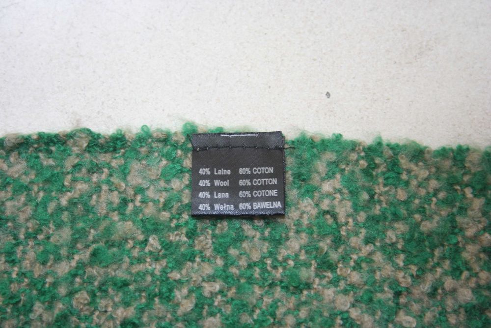 Écharpe de lã e algodão