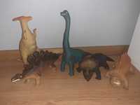 Baixa de preço!! 5 Dinossauros plástico maleável 32 cm