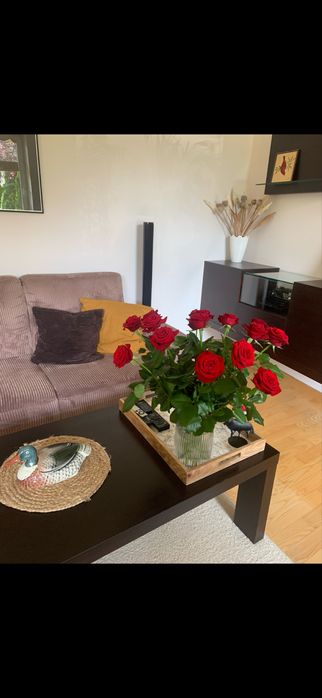 Komplet mebli z litego drewna - 2 regaly, ława, szafka i półka