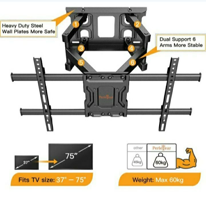 Uchwyt stojak do telewizora 32-75" 60 kg