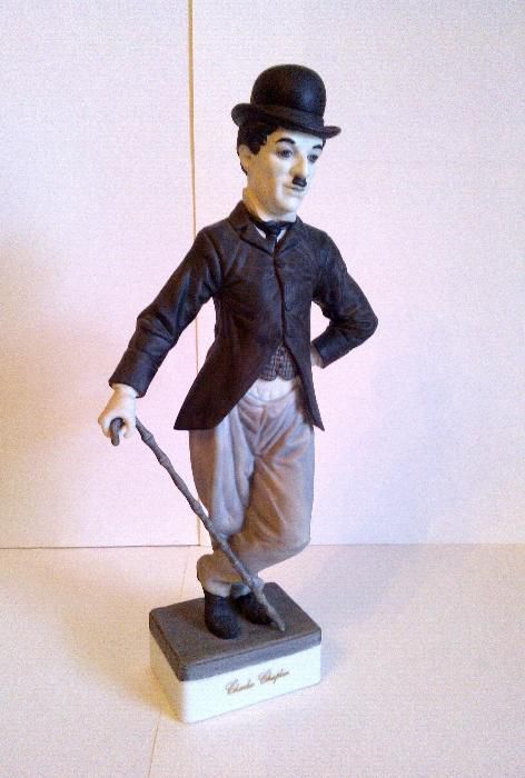 Chaplin, Buster Keaton, Marx, etc - cinema, figuras porcelana