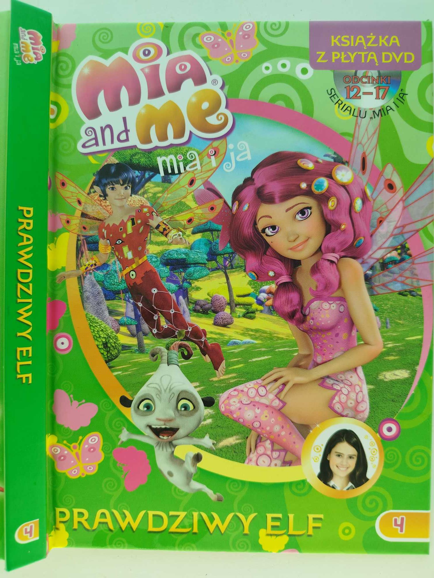 Mia and Me 4 Mia i Ja odc 12-17 Prawdziwy Elf DVD + książka dla dzieci