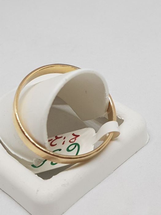 Złota płaska obrączka złoto 583 Rozmiar 22