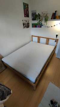 Łóżko Ikea drewniane 140x200, stelaż, materac GRATIS, dostawa