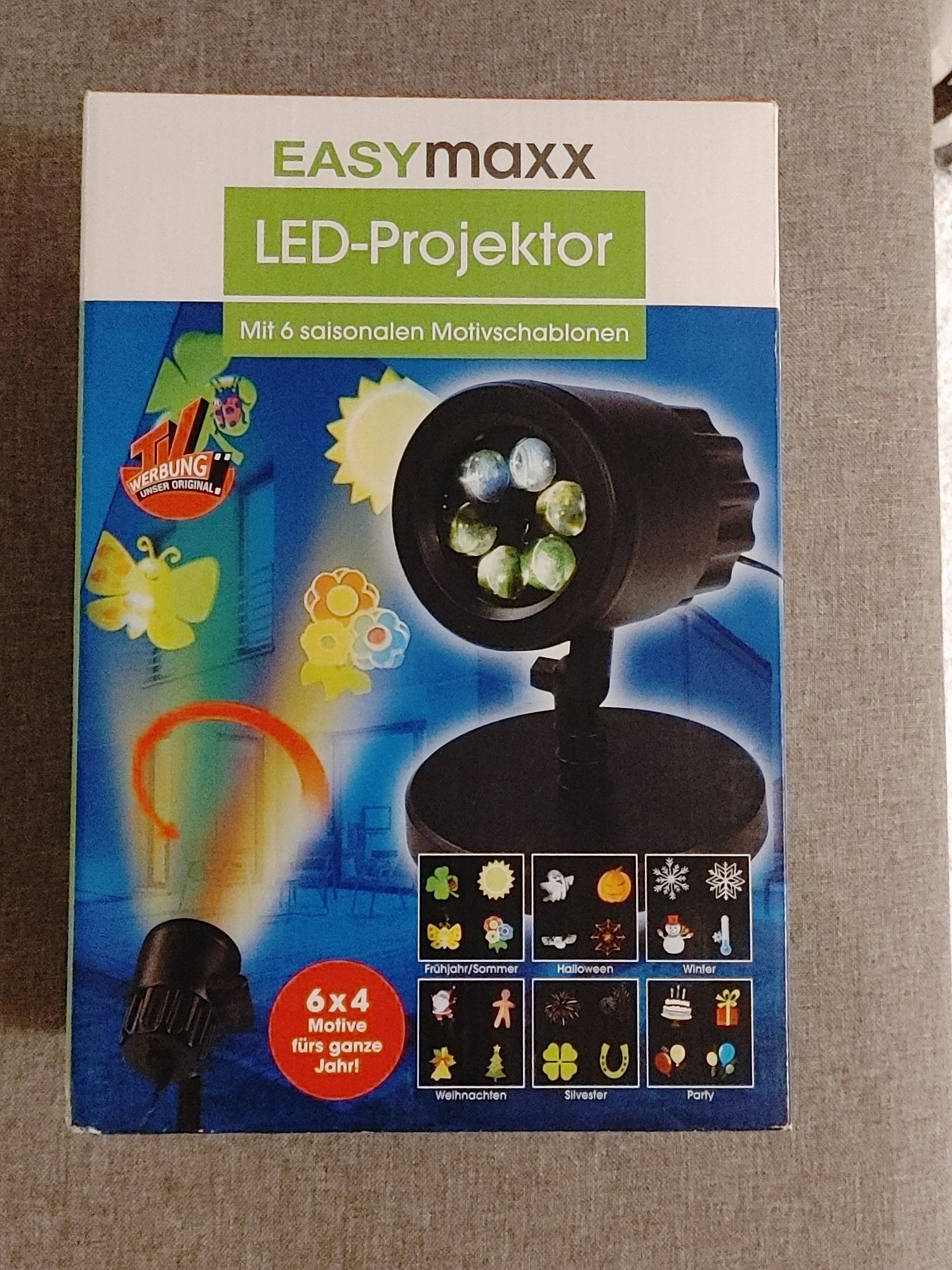 Reflektor z motywem Led Starlight projektor do wnętrz/na zewnątrz