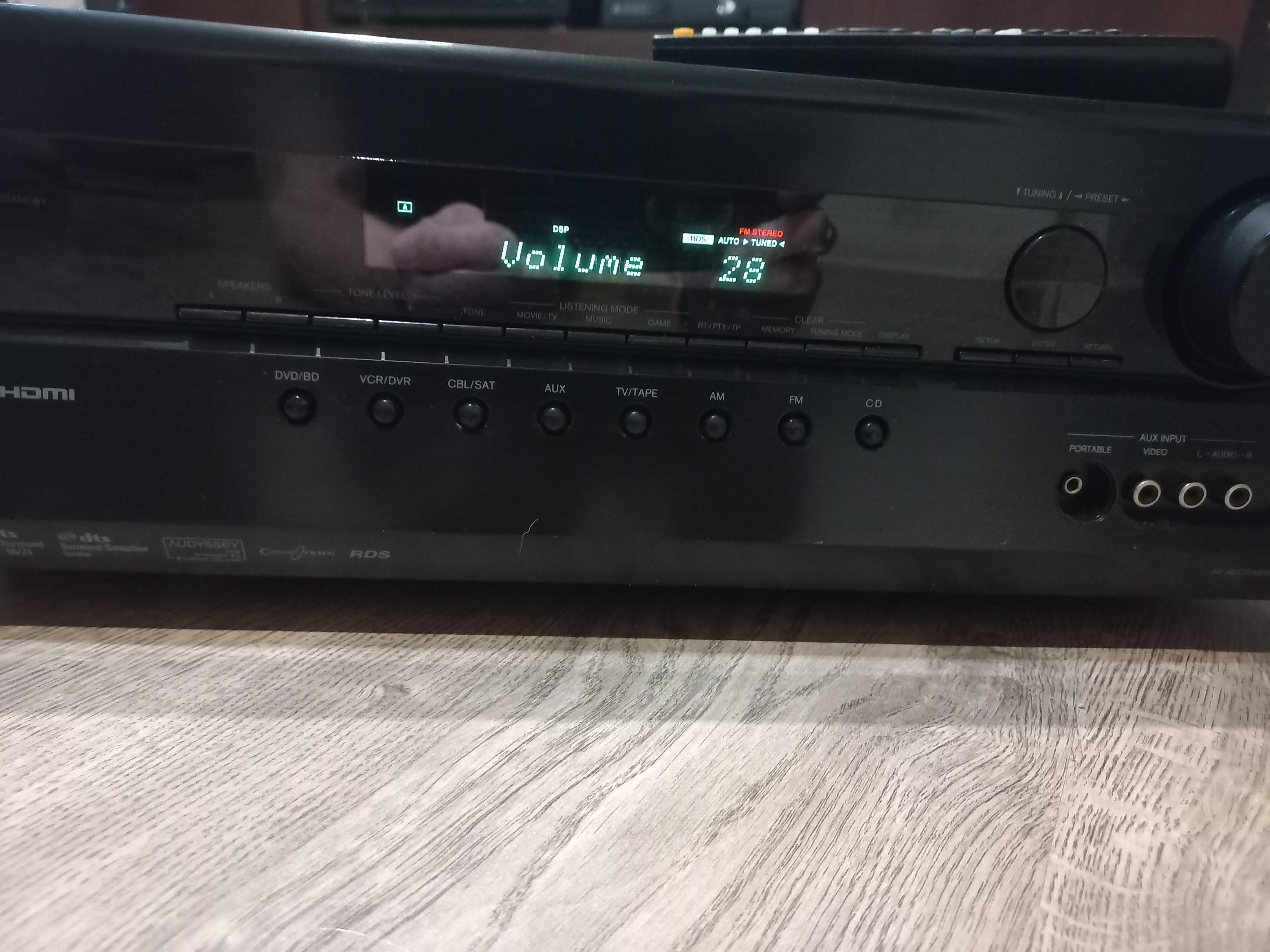 ONKYO TX-SR307 - uszkodzone-brak dźwięku