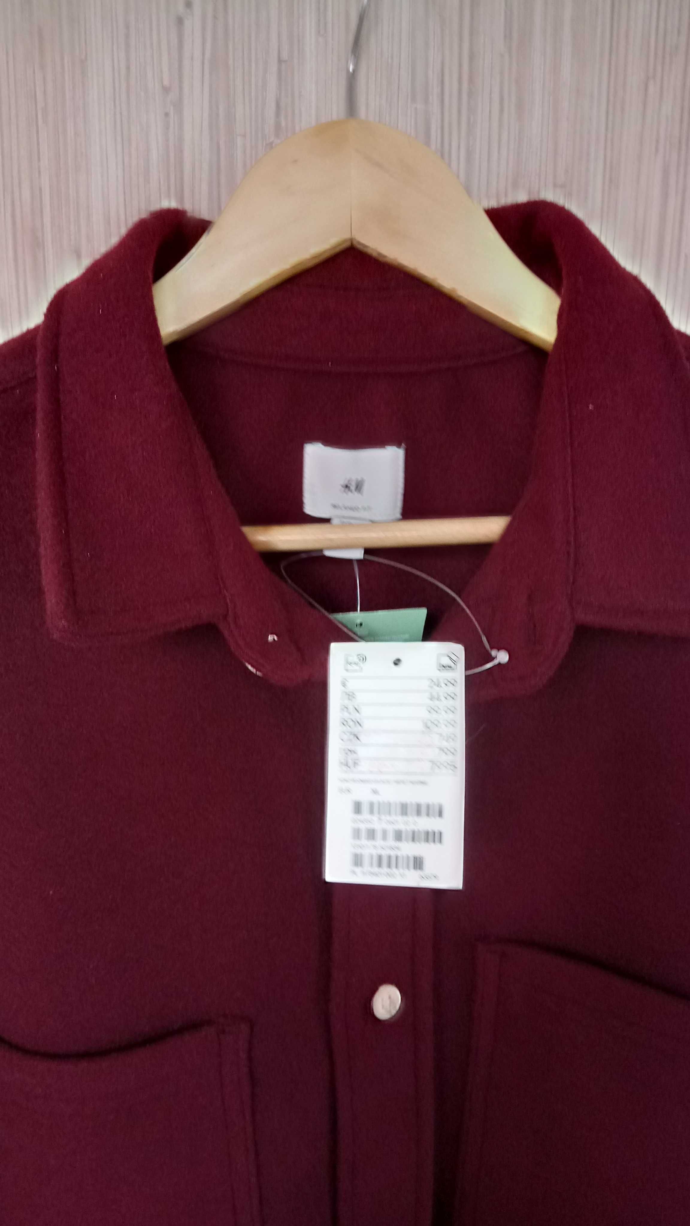 NOWA kurteczka koszulowa ( H&M) w kolorze bordo