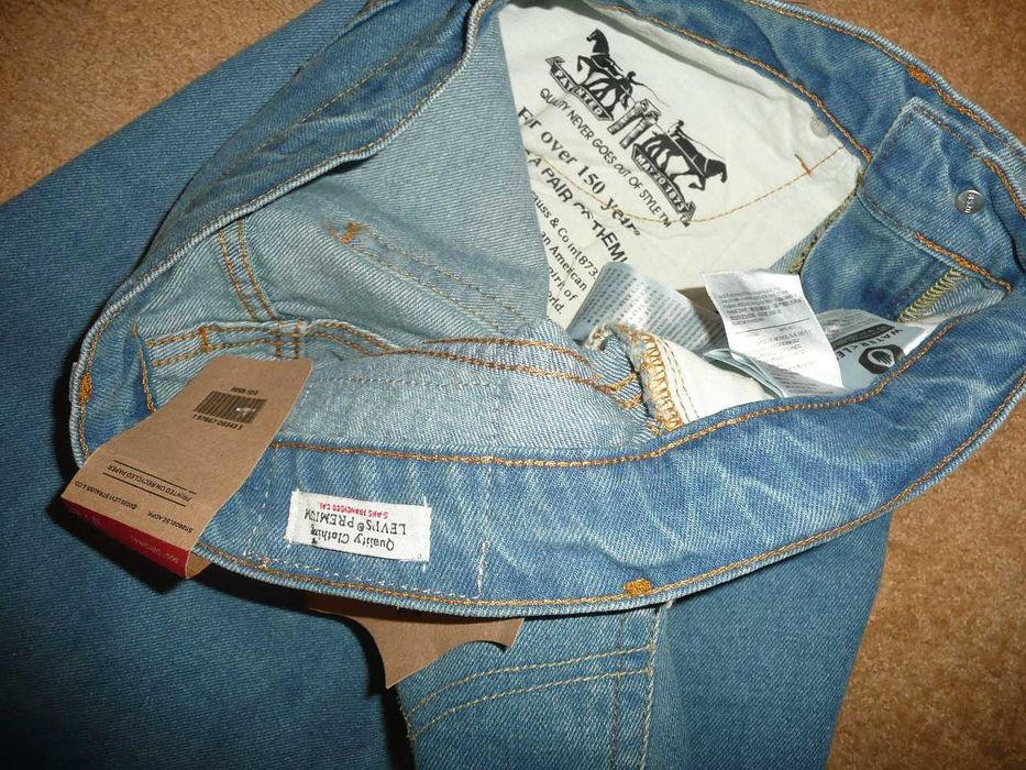 NOWE spodnie dżinsy LEVIS 505 W32/L32=42,5/108cm PREMIUM
