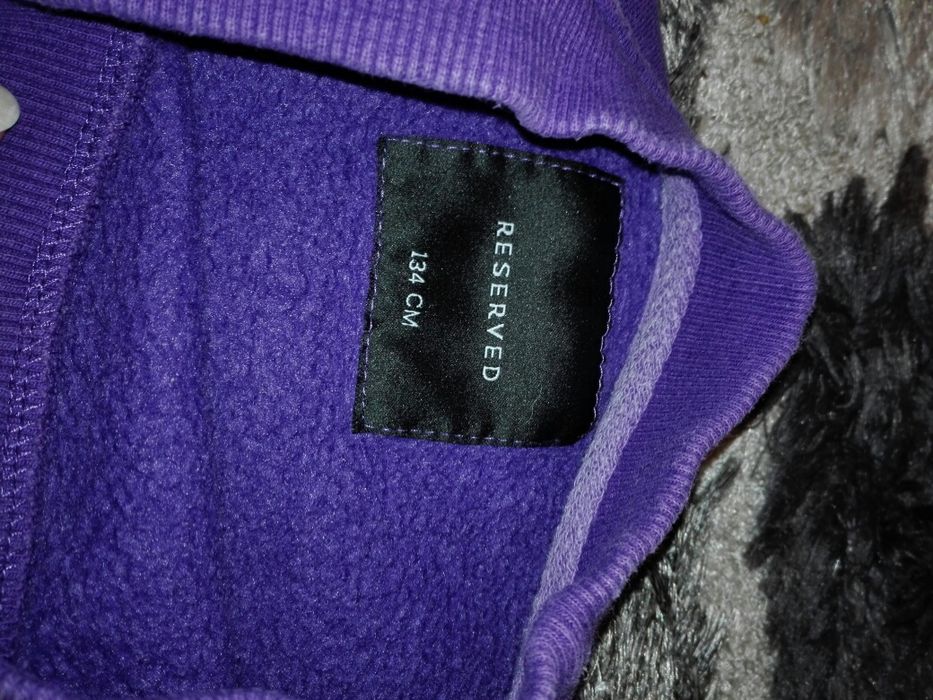 Bluza Reserved kolr ciemny fiolet