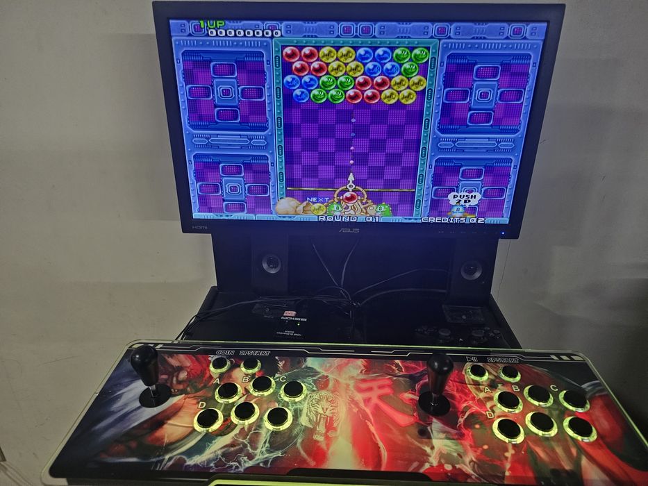 Máquina jogos Arcade + Ps4 + Volante + subwoofer