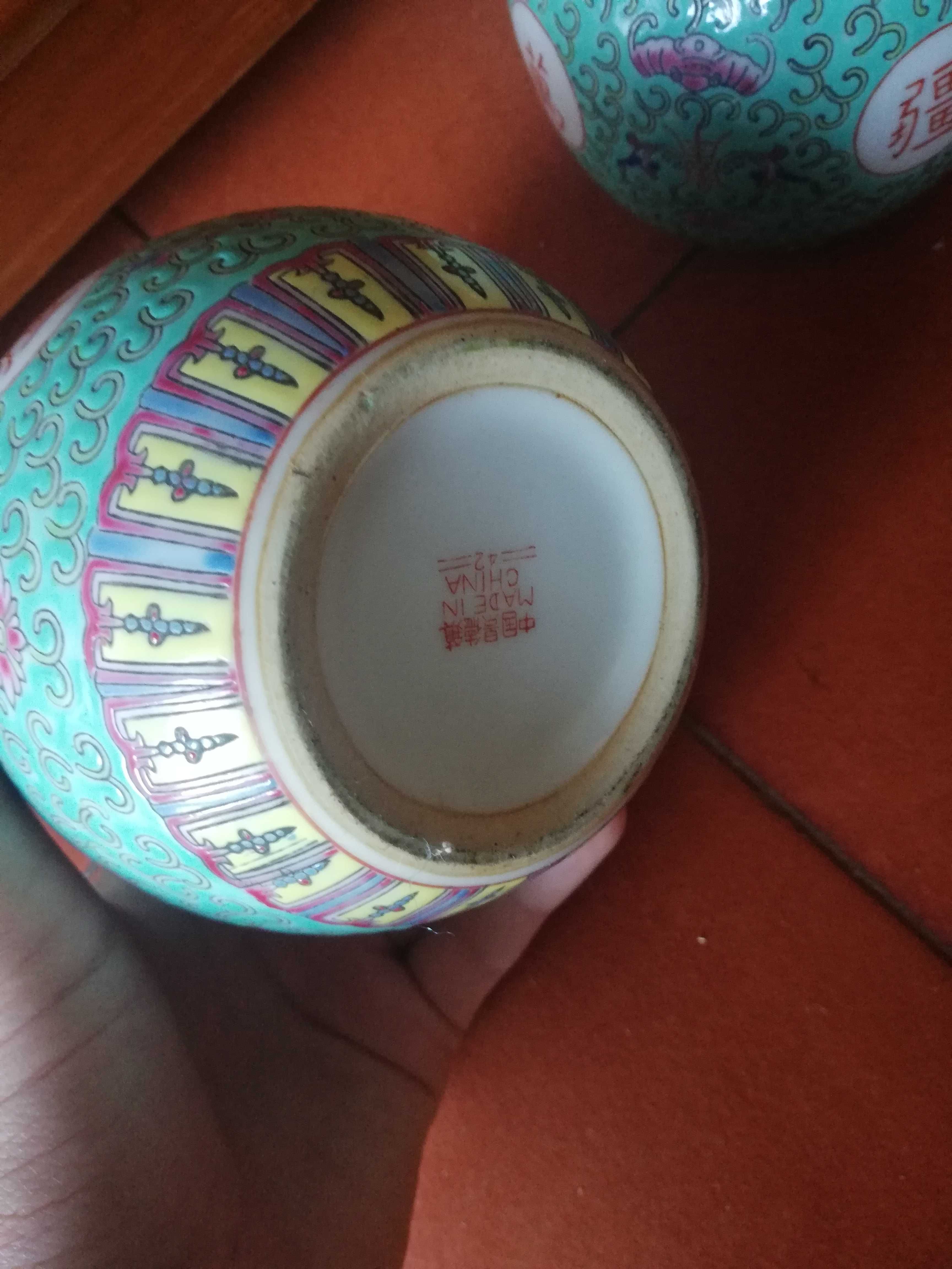 Potes chinês, porcelana chinesa