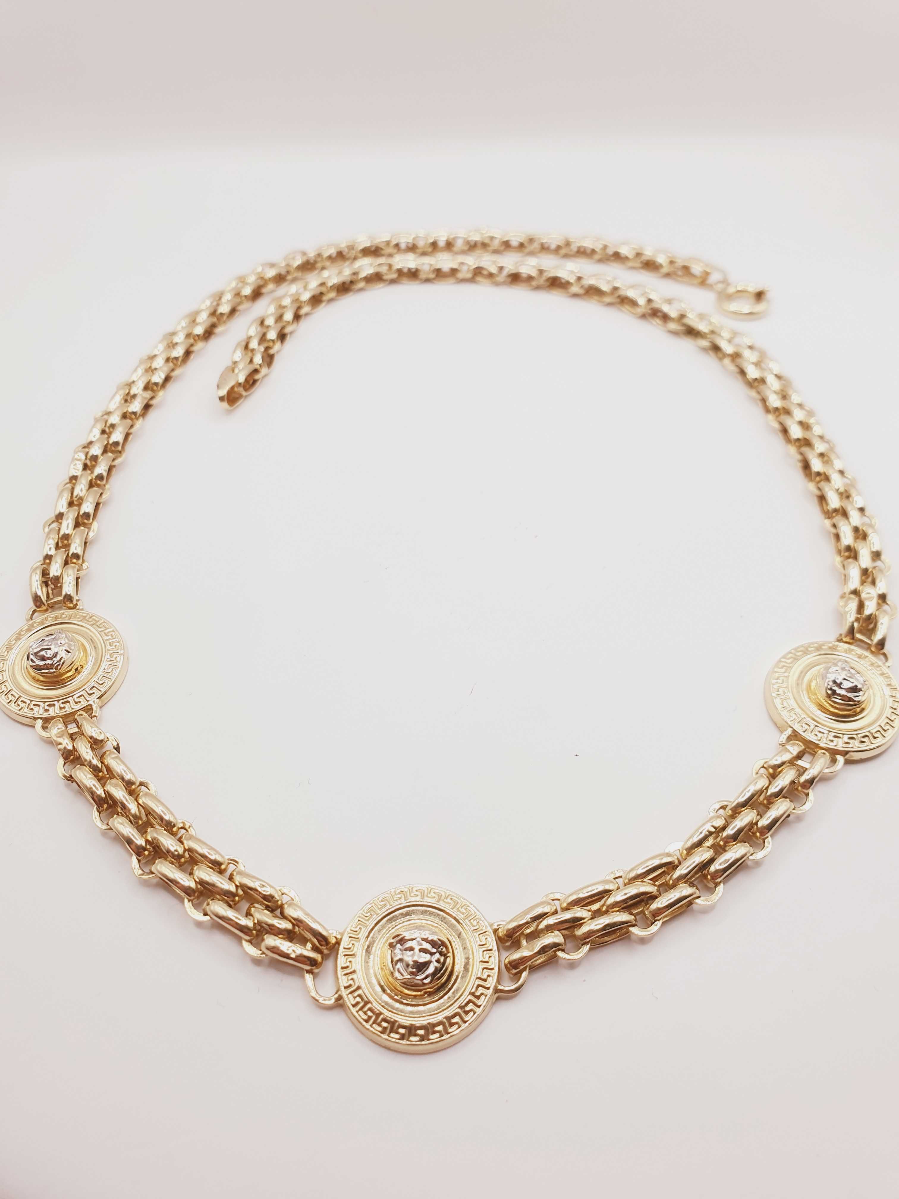 Złoty Łańcuch próby .585 Versace.