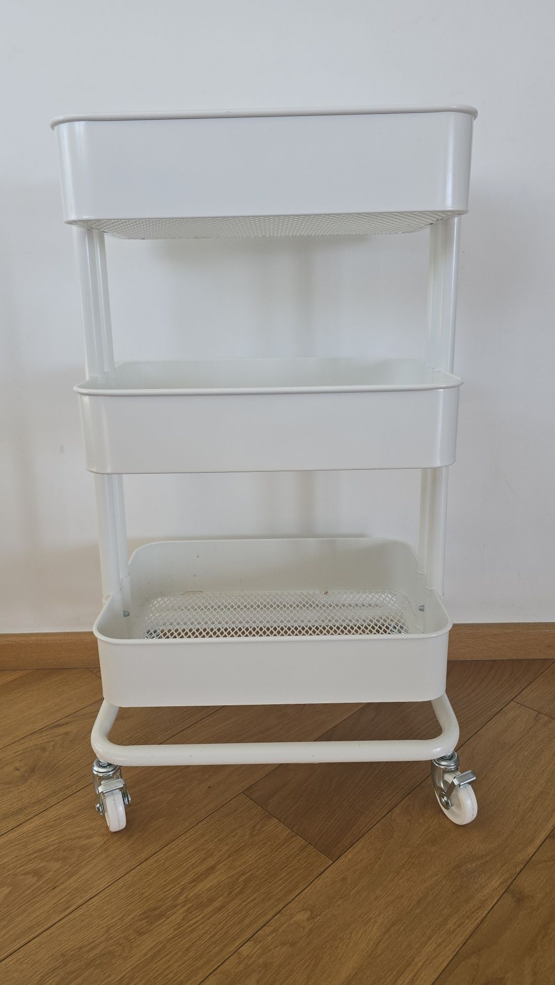 Wózek kuchenny Ikea RASKOG biały na kółkach