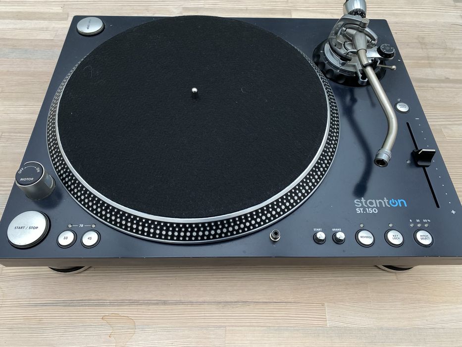 Profesjonalny Gramofon Stanton ST-150 + decksaver, stan idealny