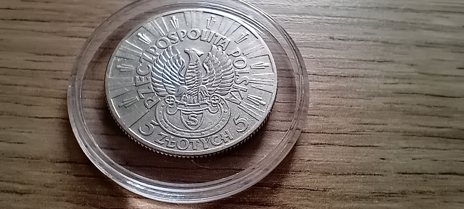 1934 Piłsudski orzeł strzelecki 10 zł i 5 zł monety srebrne