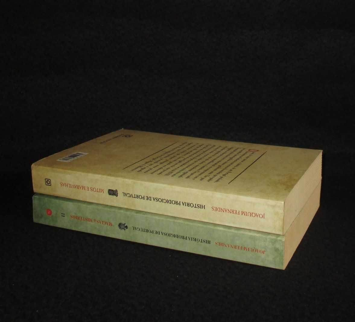 Livros História Prodigiosa de Portugal Joaquim Fernandes 2 Volumes